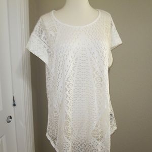 Mossimo Supply Co. White Tunic